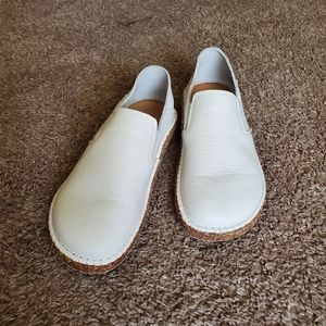 White Birkenstocks, women's 7/7.5
